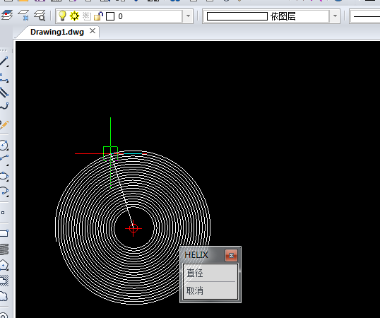 cad螺旋线如何画?