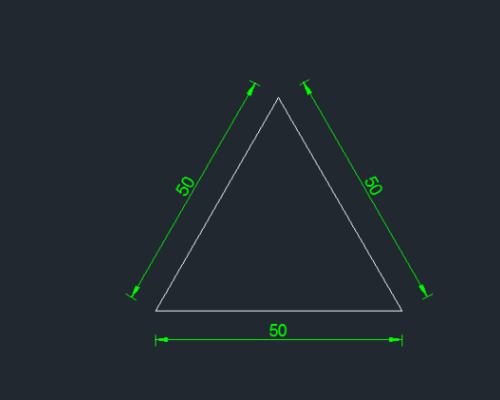 等边三角形在用cad怎么画