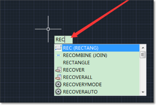 cad中怎么使rec快捷键绘制矩形?