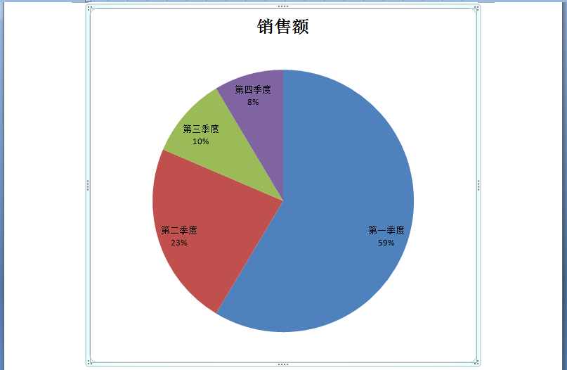 word中怎么删除饼状图