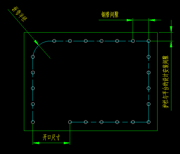 cad护栏平面图如何画?