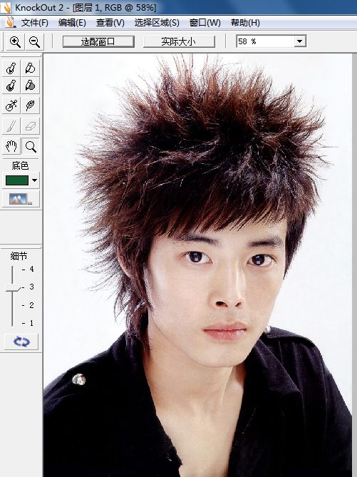 在photoshopcs4中抠图像头发丝一类的怎么完整的抠出