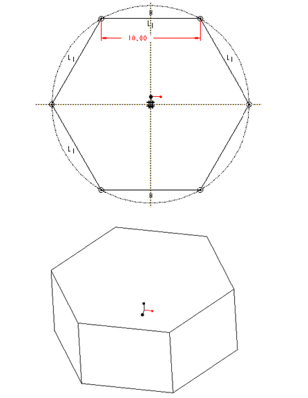 有proe画六角螺母的步骤是什么?