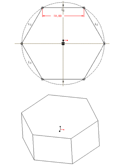 ug怎么画六角_3d溜溜网