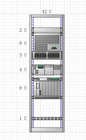 网络机柜在cad中如何表示?