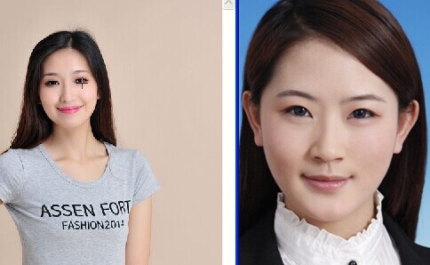 ps怎么把两张半脸合成一张脸 求一步步详细教程?