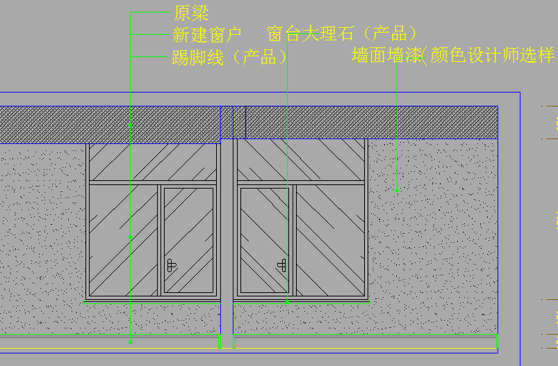 cad飘窗立面怎么画?