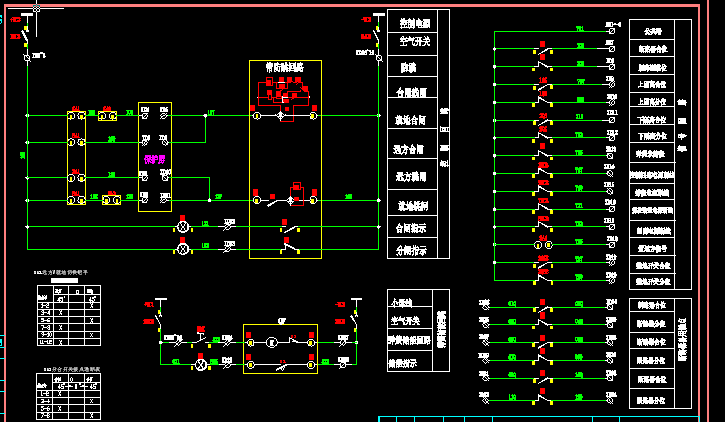 vs1真空断路器的cad版接线图,最好有一份二次图可以参考.多谢.