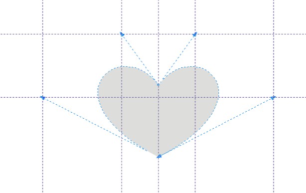 coreldraw怎样画心?