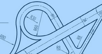 如何用cad画弯曲公路平面图?