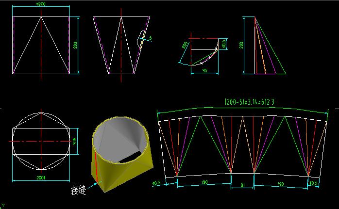 cad中三维建模可以画天圆地方实图吗不懂请指教