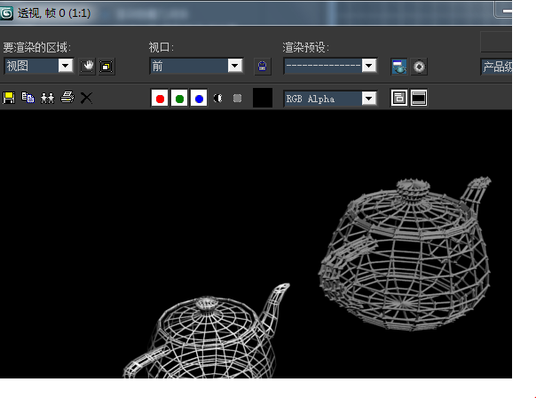 3dmax怎么渲染2d线框图