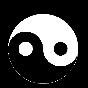 cad画太极图怎么画 ,还有怎么添加颜色?