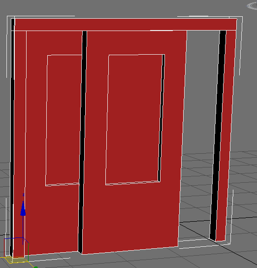 怎样在3dmax中更快的建模推拉门呢?