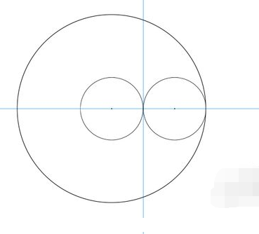 分别作过c点且相切于两个圆的直线.