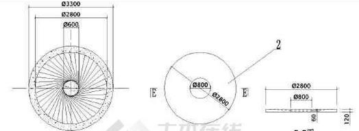旋流叶片cad图纸,求展开,谢谢
