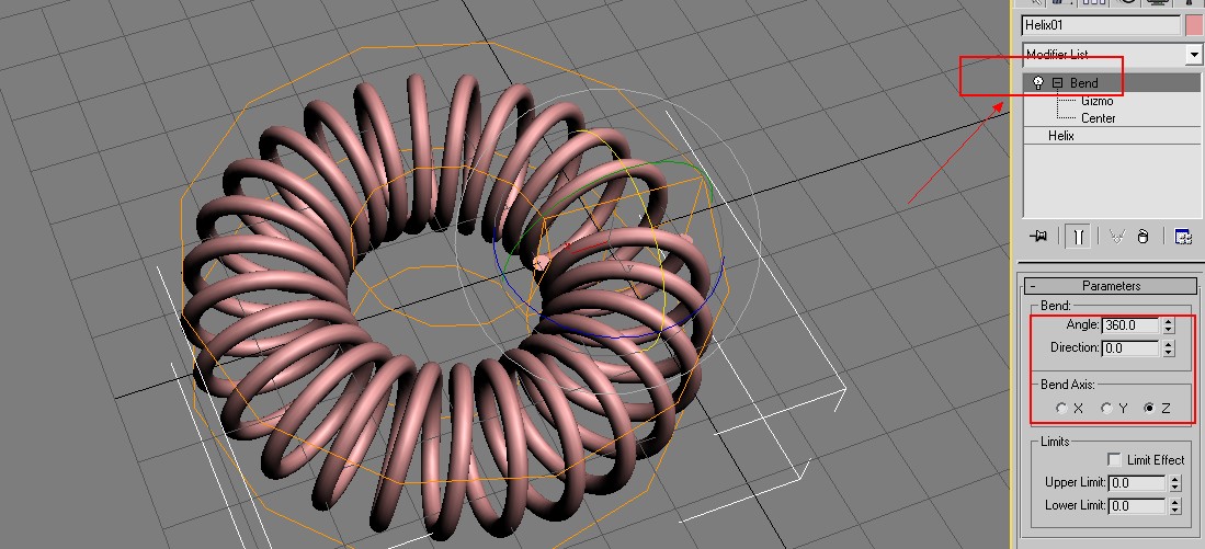 3dmax螺旋线