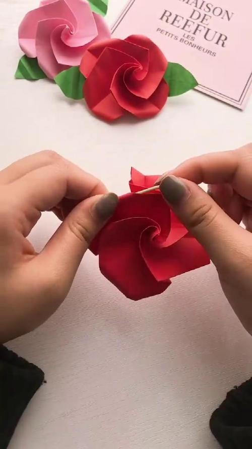 玫瑰花制作方法手工