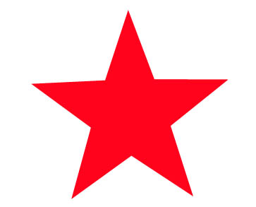 印章中的五角星怎么画啊ps