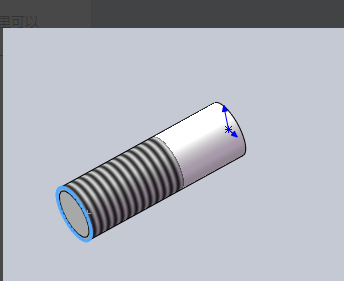 solidworks怎么用装饰螺纹线画内螺纹