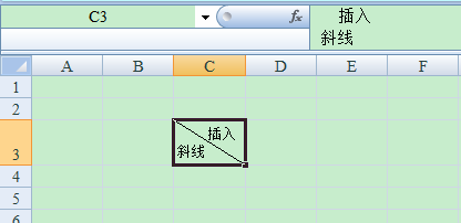 怎么在excel中画斜线并输入文字 3d溜溜网