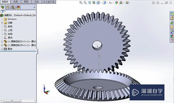 如何在SolidWorks中装配锥齿轮? 如何在SolidWorks中装配锥齿轮?