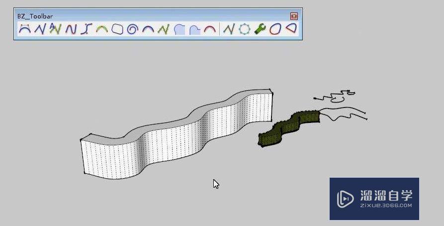 SketchUp贝兹曲线教程 SketchUp贝兹曲线教程