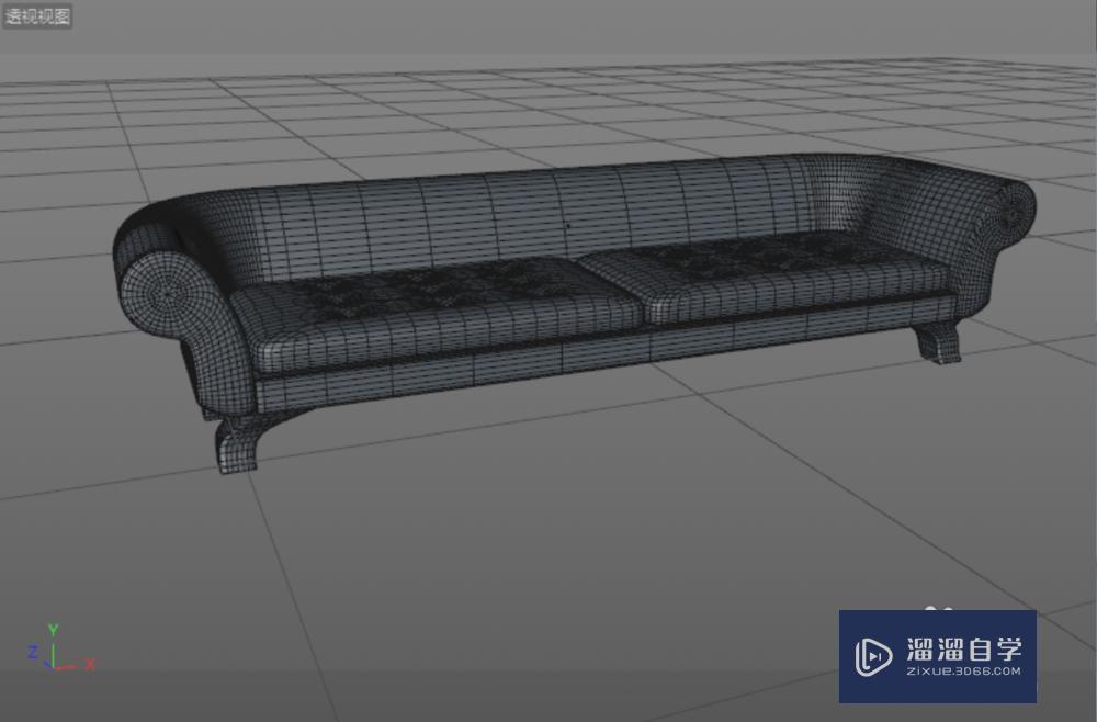 C4D沙发建模教程 C4D沙发建模教程