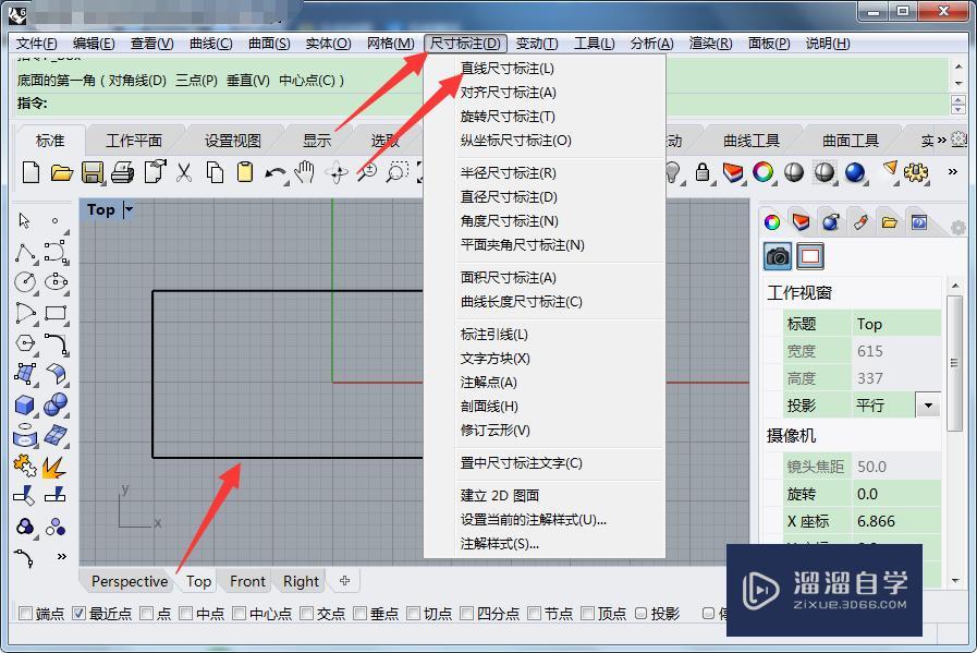 犀牛Rhino怎么进行尺寸标注? 犀牛Rhino怎么进行尺寸标注?