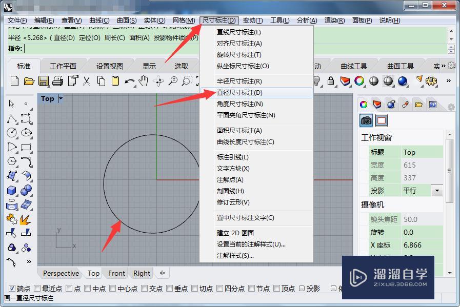 犀牛Rhino怎么进行尺寸标注? 犀牛Rhino怎么进行尺寸标注?