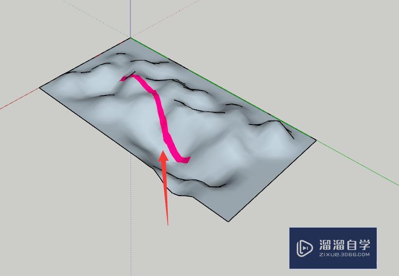 SU草图大师怎么在复杂地形上铺路? SU草图大师怎么在复杂地形上铺路?