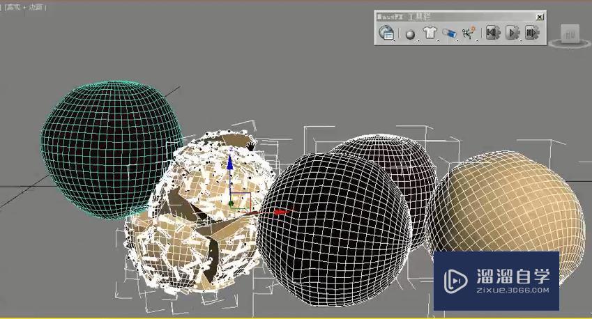 3DMax怎么用运动学刚体制作巧克力球碰碎动画？