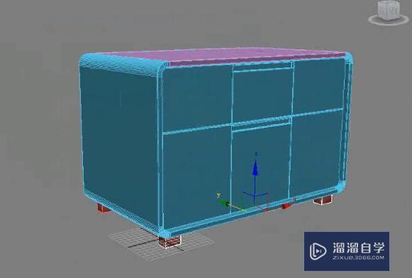 3DMax利用多边形建模制作床头柜