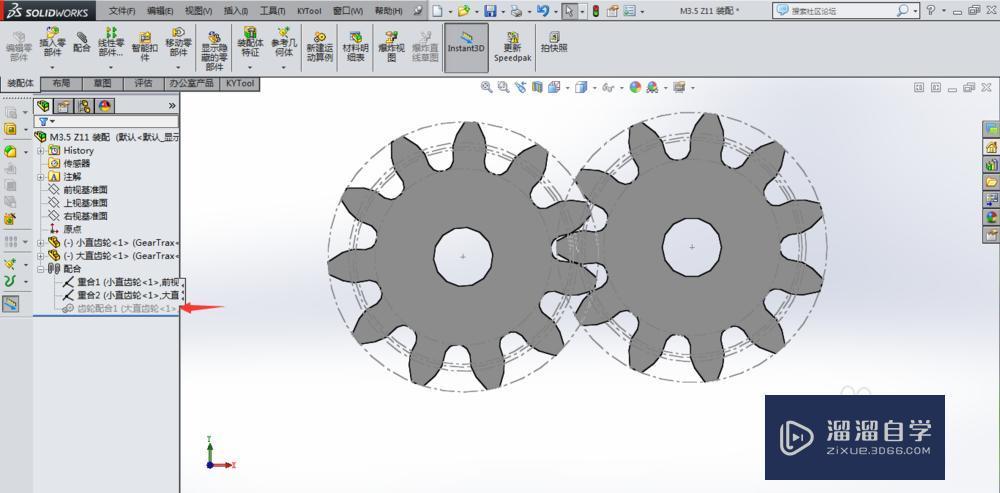 SolidWorks齿轮啮合仿真的两种方法