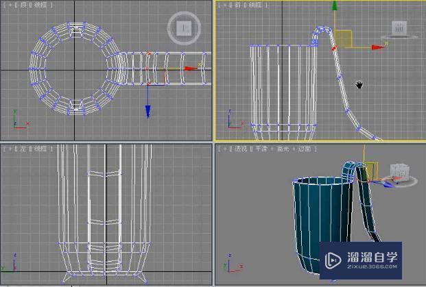 3DMax利用多边形建模制作创意水杯