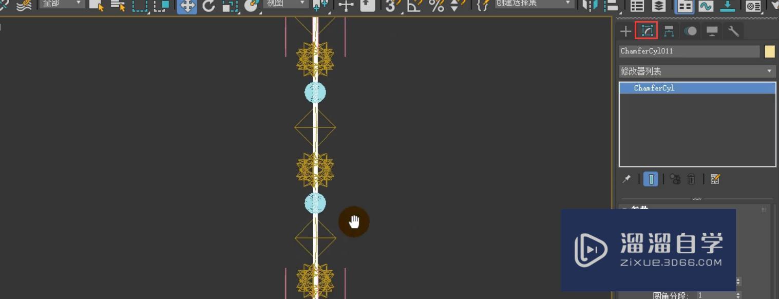 3DMax浪漫风铃模型阵列