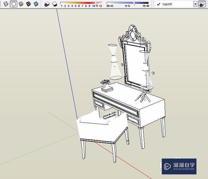 SketchUp如何使用显示方式教程讲解