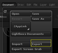 ZBrush如何导出效果图？