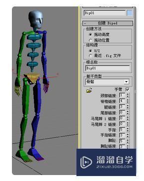 3DMax怎么做人物行走动画？