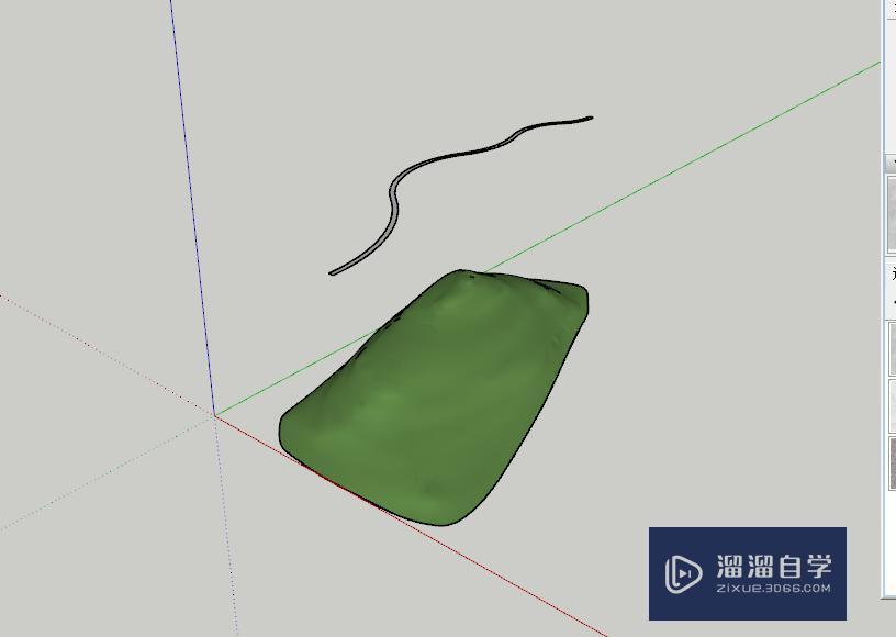 SU实用技巧沙盒工具曲面投射