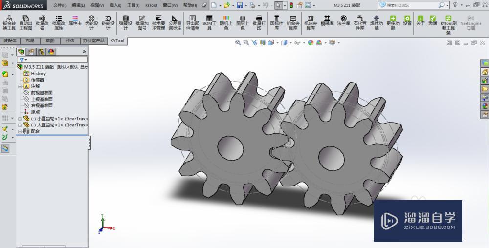 SolidWorks齿轮啮合仿真的两种方法