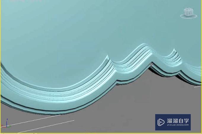 3DMax利用倒角剖面修改器制作欧式镜子