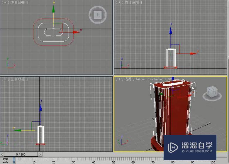 3DMax利用弯曲修改器制作水龙头