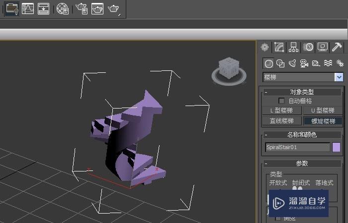 3DMax楼梯模型使用教程