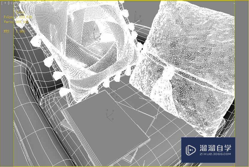 3DMax利用衰减贴图制作抱枕材质