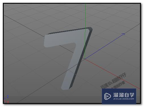 在C4D里画出样条直角怎么变成圆角操作讲解