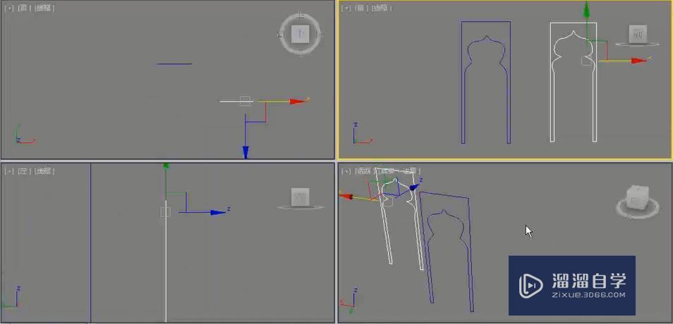 3DMax线制作凳子