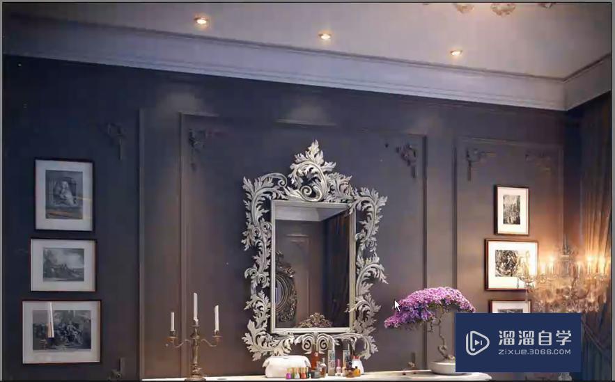 3DMax利用<esred>胶片</esred><esred>颗粒</esred>模拟出复古<esred>效果</esred>的方法