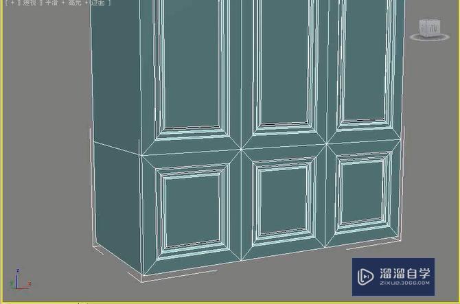 3DMax利用多边形建模制作衣柜