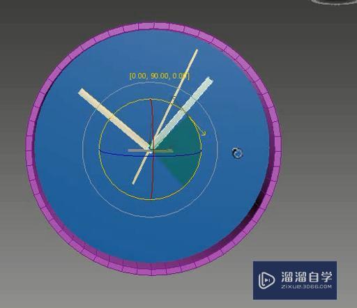 3DMax简约时钟制作方法